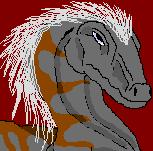 Feral.  The assassin in my Raptor fic, 'Prehistoric Sniper'.  Drawn in Microsoft Paint. (Gah, I need a better paint program...)