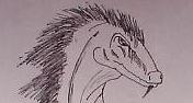 My pride and joy, the best anthro anything I've ever drawn.  Inspired by my friend Matt and the Judas Priest song 'A Touch of Evil'.  Drawn in ink.