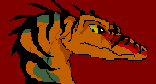 Navsia, my character in Krul.  Not bad, I think, for a mouse drawing.  Made in Microsoft Paint.