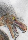 I colored the DracoRaptor!!  ^^;  Well, I think it's decent, anyway...