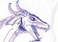 A dragon that I drew just before I took my Associate Webmaster's test.  ^_^  I think it turned out well. ^_^